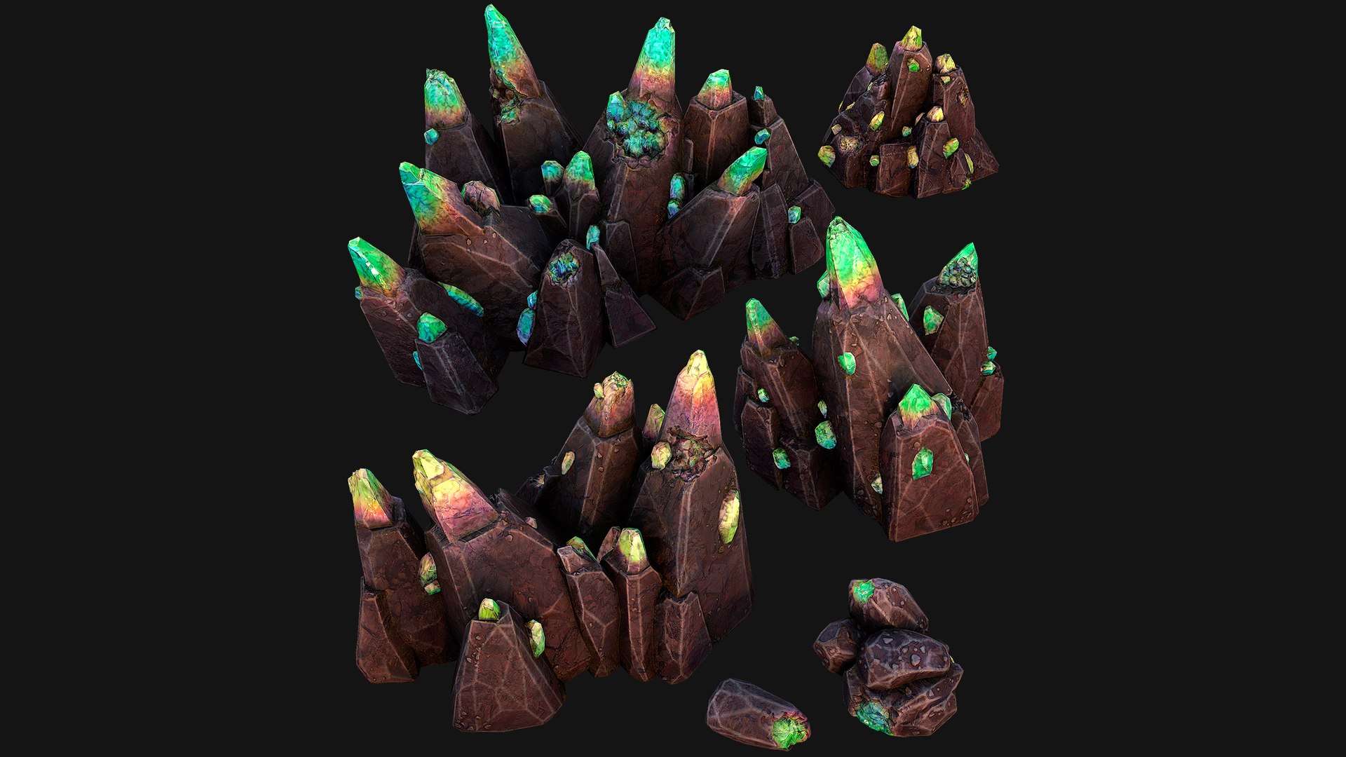 Green Crystals Minerals Ore Cave 3D model https://p.turbosquid.com/ts-thumb/LU/VZXrMN/g8/obsidiancrystalgreen10/png/1732369513/1920x1080/fit_q87/d6008476b015357a69dd5a99ae2976b1aaa68197/obsidiancrystalgreen10.jpg