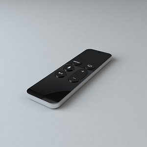 new apple tv remote 3d c4d