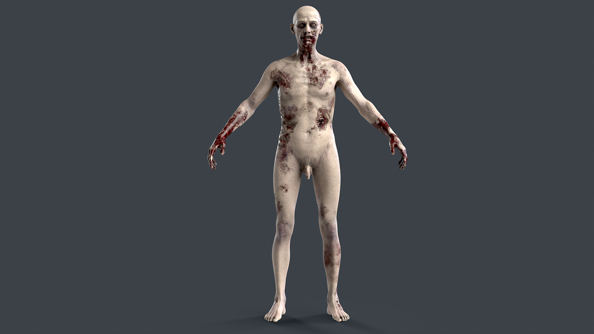 Zombie nude