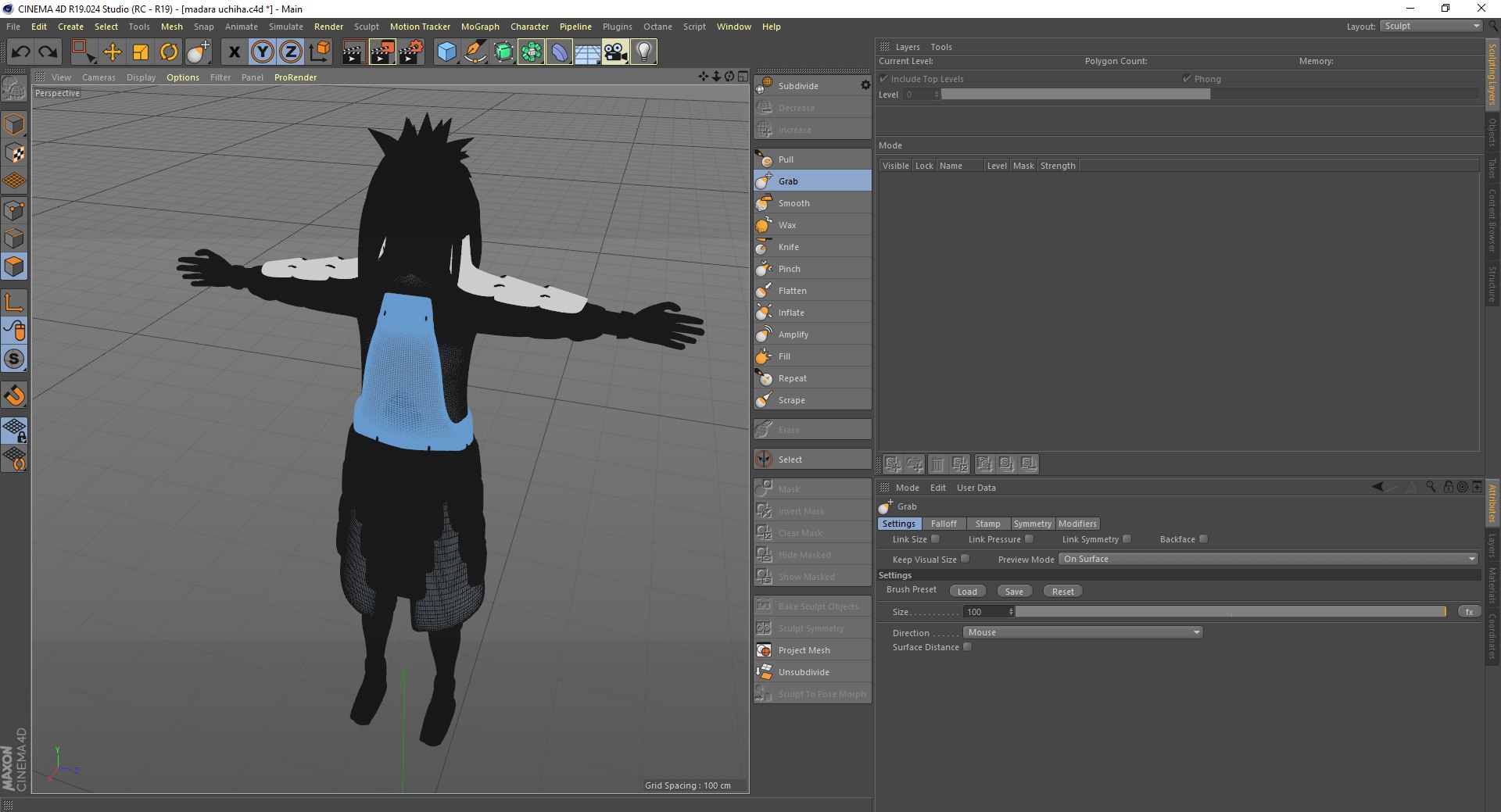 3D madara uchiha - TurboSquid 1354924