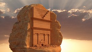 AlUla Qasr Al-Farid 3D