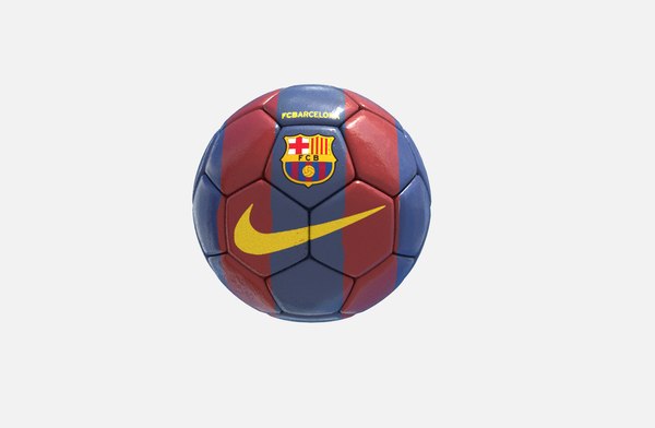 3D soccer ball barcelona