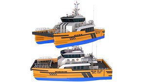 Windcat 101 MK4 Offshore Workboat model