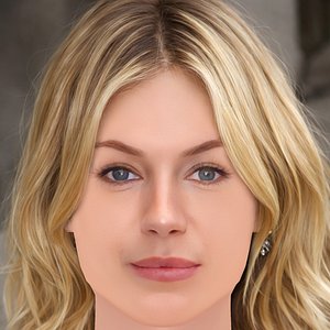 Sienna Miller Head - No Hair - Low poly head for game 3D