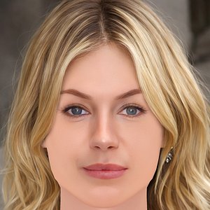 Sienna Miller Head - No Hair - Low poly head for game