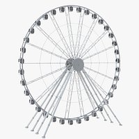 Ferris wheel 55 meters