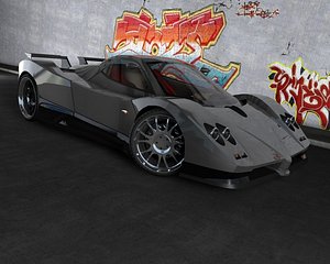 c4d zonda c12 pagani
