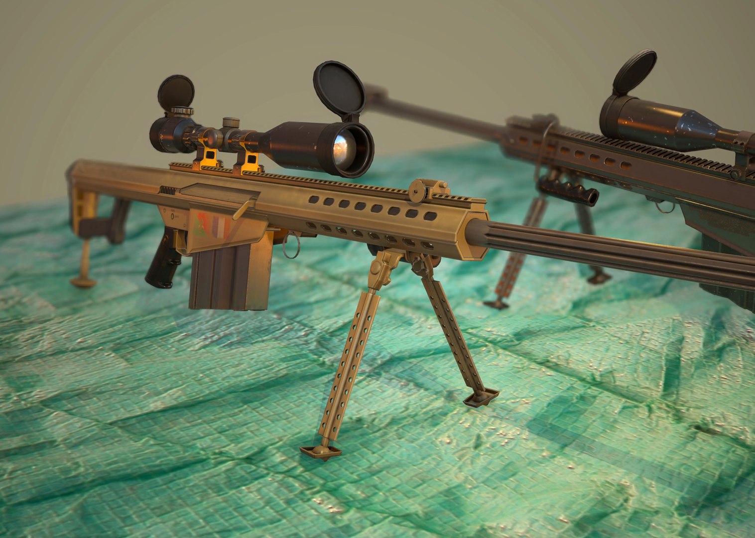3d M82 Sniper Rifle