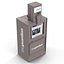 Classic Newspaper Box Gray 3D Model