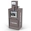 Classic Newspaper Box Gray 3D Model