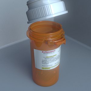 3ds max realistic medicine container