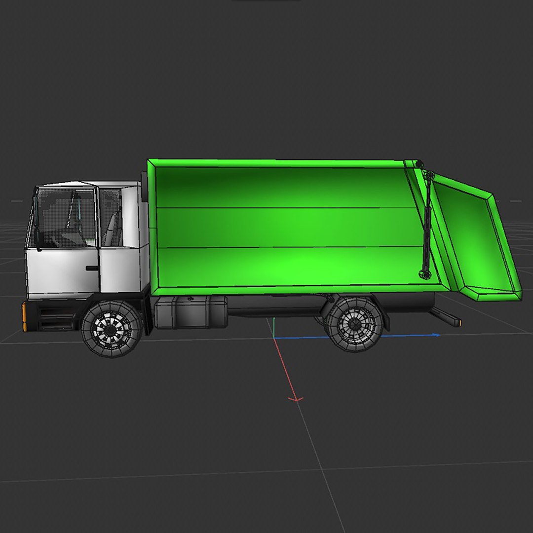 3D Garbage Truck - TurboSquid 2330298