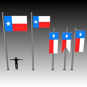 flag u 3d max