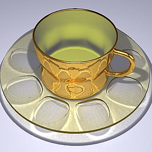 3d teacup tea cup