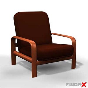 3d model armchair chair