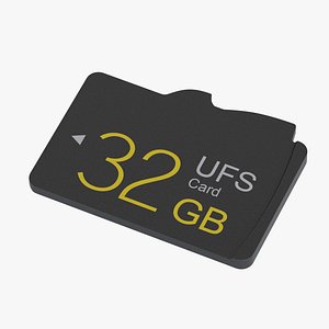 3d model ufs memory card