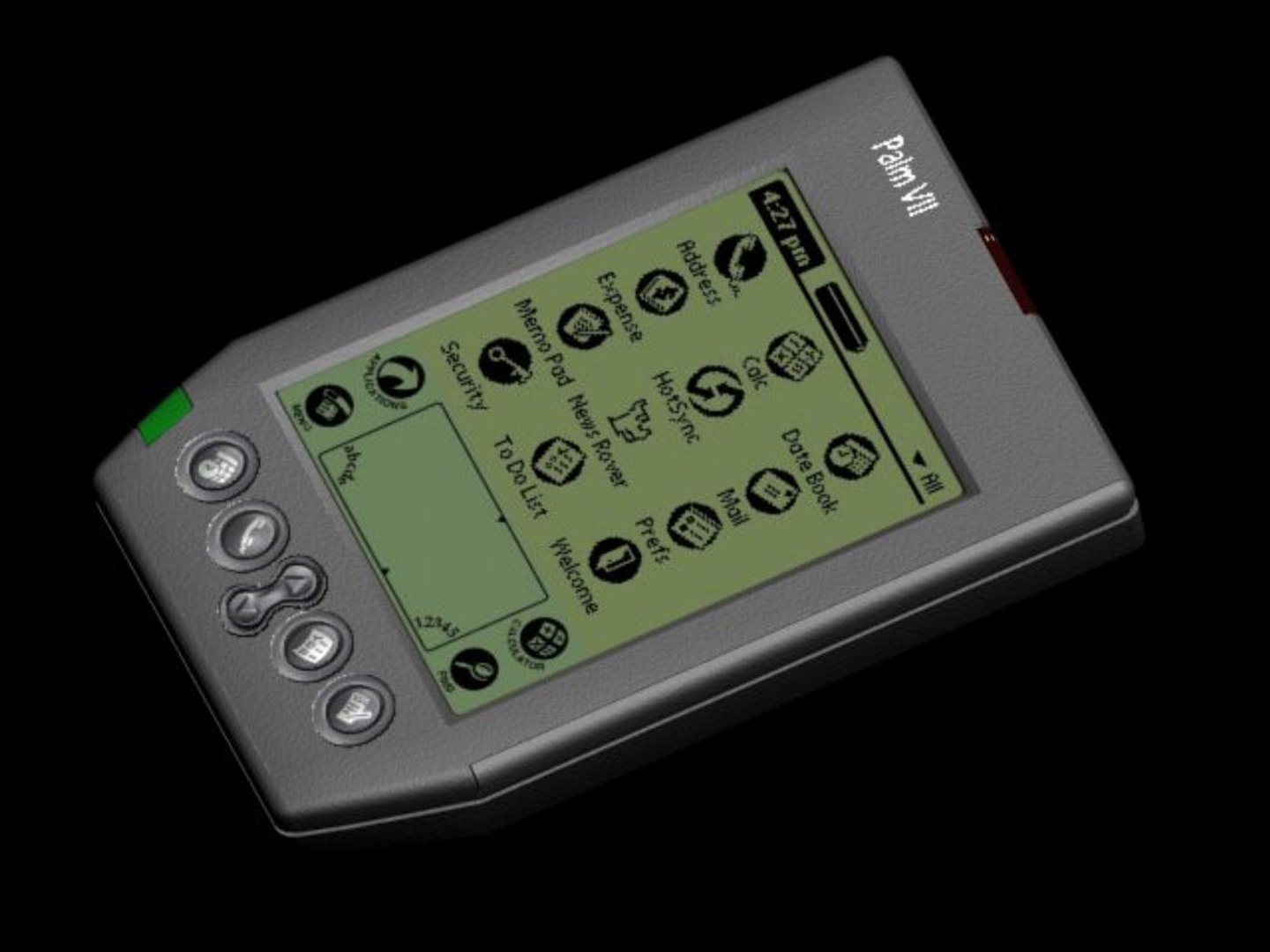 palm pda 3d model
