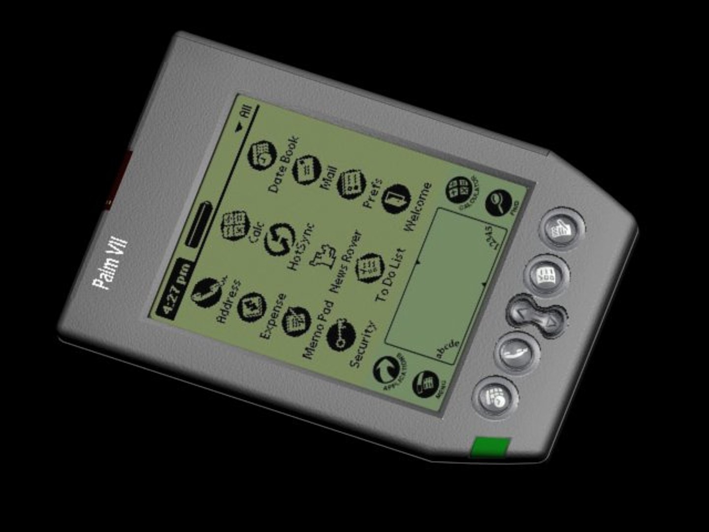 palm pda 3d model