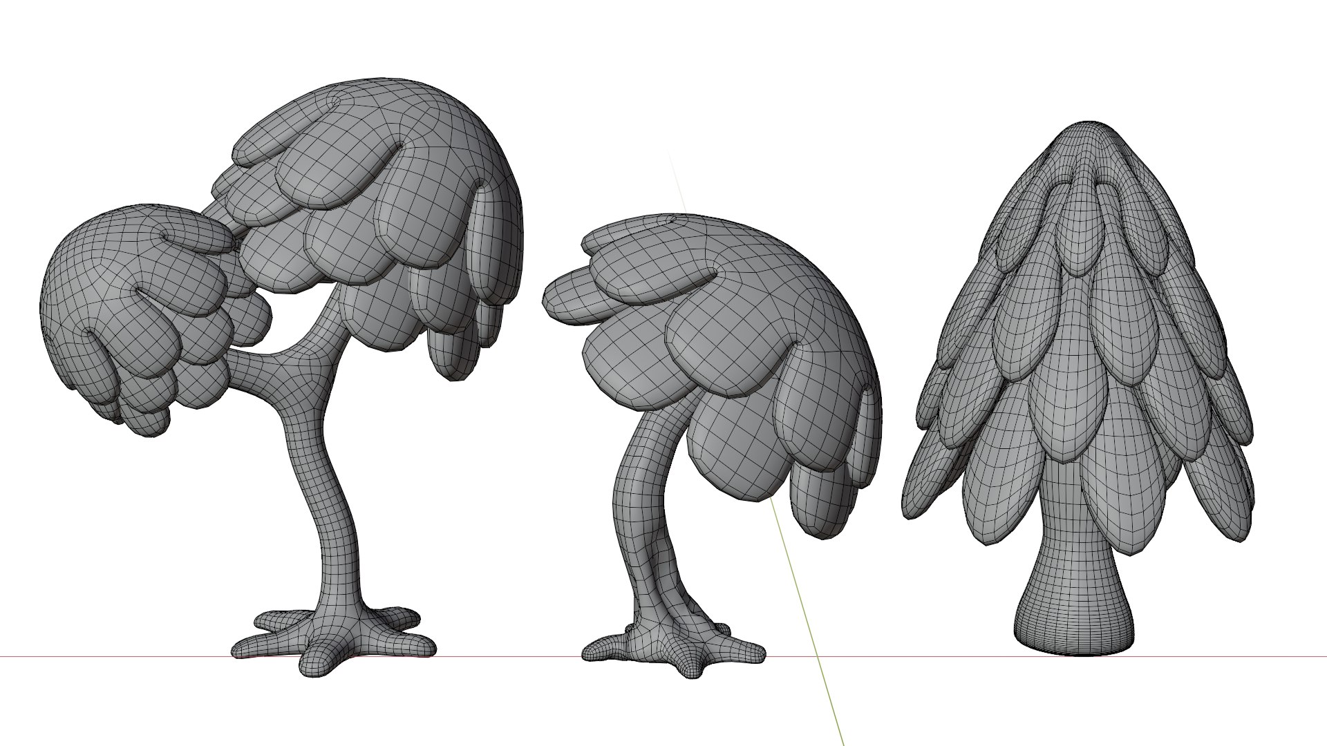 3D Cute Cartoon-Style Low Poly Tree Game Asset Collection Model ...