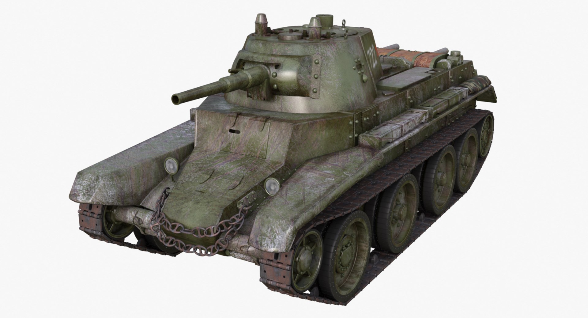 Tank Bt 7 Soviet 3D Model - TurboSquid 1174229