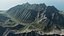 Alaskan Twin valley with granite spires