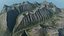 Alaskan Twin valley with granite spires