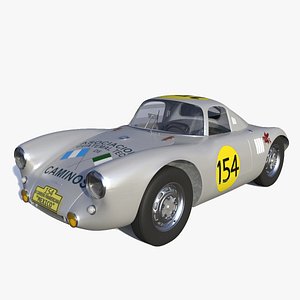 3d porsche 550 coupe