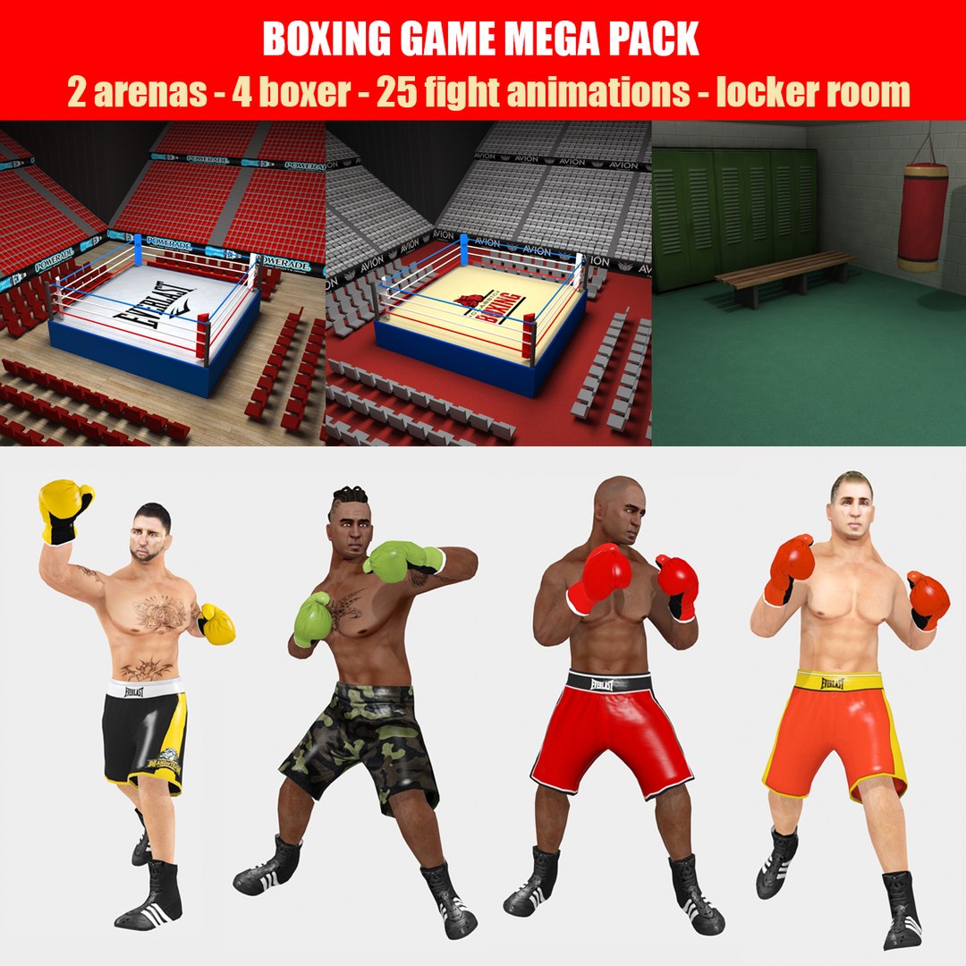 Boxing Pack Games 3d Max