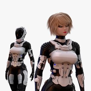 Sci fi female pilot