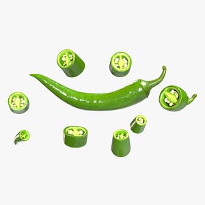 Chopped  Green Chili