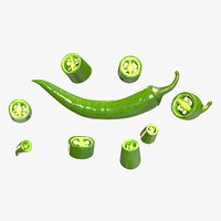 Chopped  Green Chili