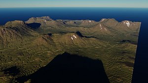 Minecraft Terrain 2 3D model