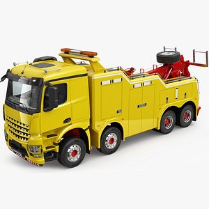 3D Tow Truck Europe 8X4 model