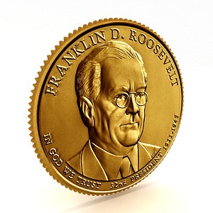 32nd PRESIDENT Franklin D  Roosevelt Presidential 1 Coin