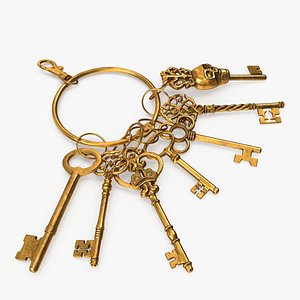 Skeleton Keys Bunch Gold