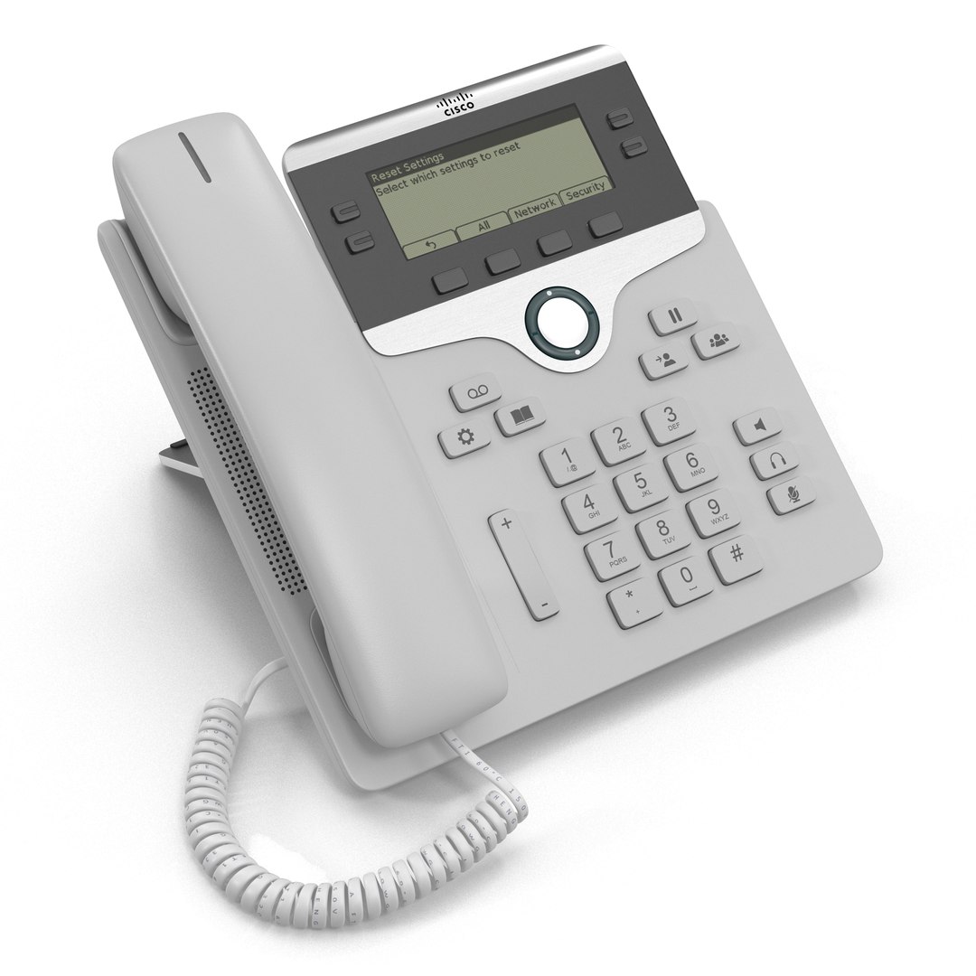 Cisco Office Desk Phone 3D model preview