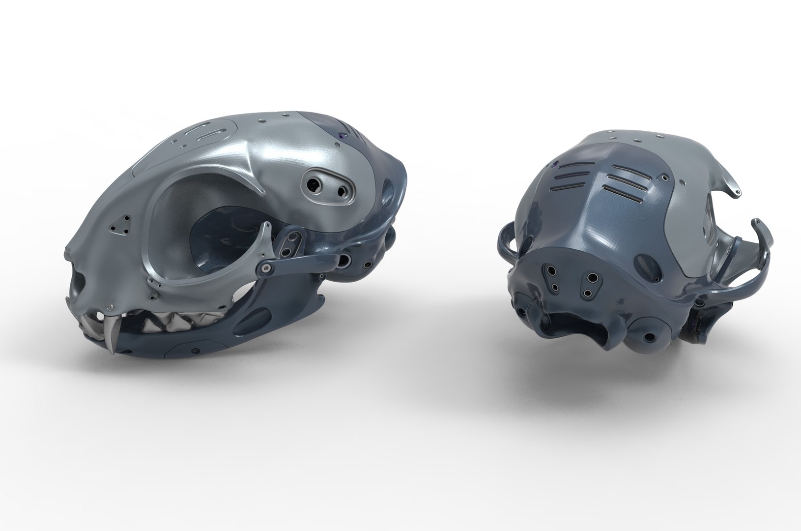 3D Cyborg Cat Skul - TurboSquid 2328437
