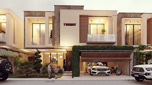 Modern Luxury Casa Amouna Villa REVIT