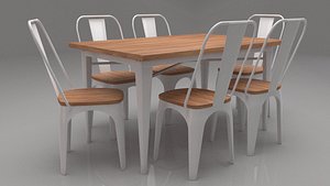 novo seater dining set 3D model