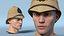 British Army Pith Helmet with Regimental Badge on Man Head