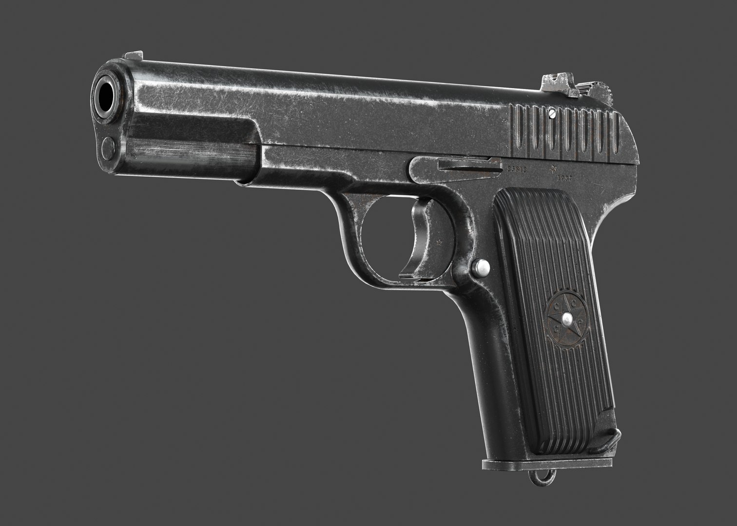 TT 33 Tokarev Pistol 3D - TurboSquid 2051235