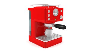 vintage coffee machine 3D model