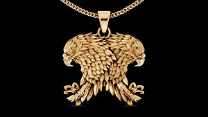 wing eagle pendant