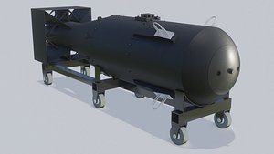 nuclear bomb little boy 3D model