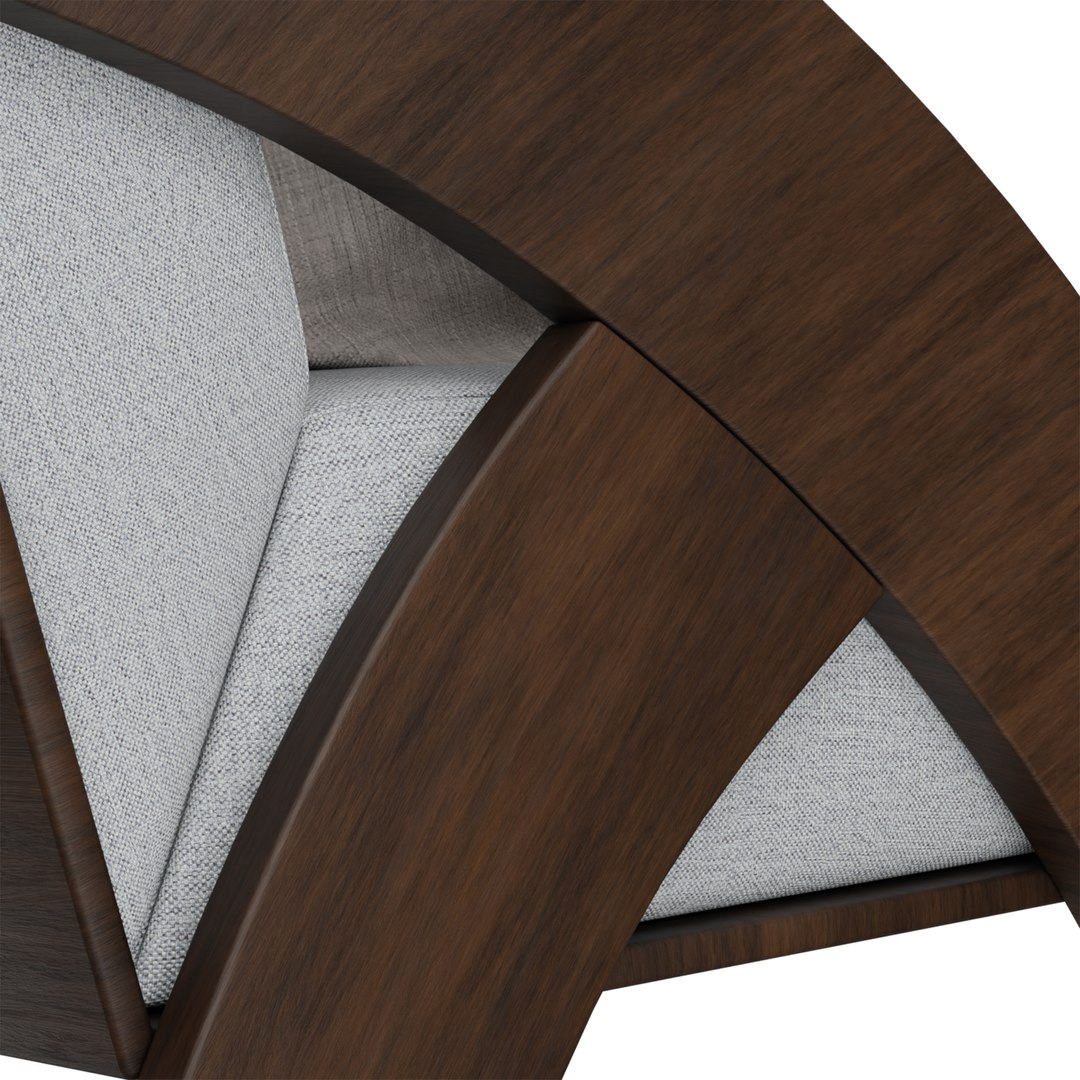 Arc Chair Model - TurboSquid 2218543