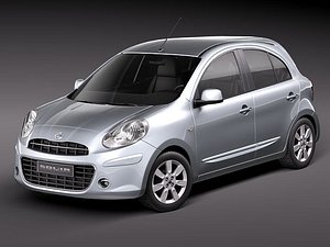 3d nissan micra 2011