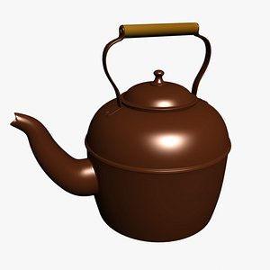 3d tea kettle model