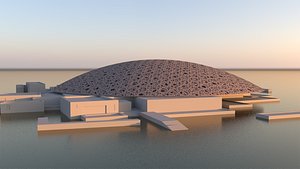 Louvre Abu Dhabi Museum 3D Model