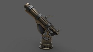 Telescope PBR low-poly game ready