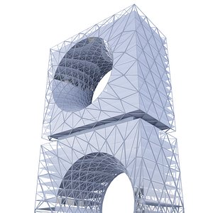 3D model city architecture